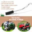 647-05028 Idler Guide Rod Assembly Compatible with Craftsman Troy Bilt Mtd Murray Mini Hydro Rider CC30 TB30 TB30R 13WC26JD211 13AC26JD058