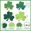 COCHIE Shamrock St Patricks Day Decorations, Wooden St. Patrick's Day Tiered Tray Decor Set of 4, Green Clover Saint Patrick Day Table Top Decoration for Home, Shelf, Door, Office Party (Retro)