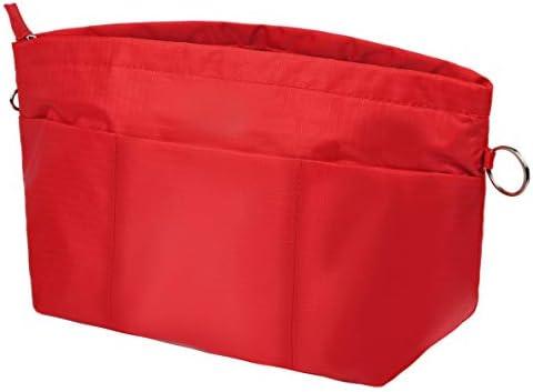 Vercord Handbag Purse Tote Pocketbook Organizer Insert Zipper Closure 11 Pockets 3 Sizes Many Colors