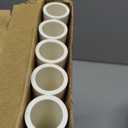 6 Pcs 3/4 Inch PVC Pipe with 1.05 Inch OD, 17 Inch SCH40 White Furniture Grade PVC Pipes, Fits Standard 3/4 Inch PVC Fittings, Easy to Cut for DIY Frames, Greenhouse, Garden and Workshop Projects