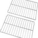 2Pcs Upgraded 304 Stainless Steel W10256908 Oven Rack Replacement for Whirlpool/Jenn-Air Maytag Kenmore Amana Range. 24" x 15.7" Replace WPW10256908 W10138079, 3195710, W10179196 Oven Wire Rack