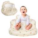 Baby Beach ChairInflatable Baby Seat for Babies 3 Months and Up,Summer Bumbo Seat for Learning to Sit, Feeding, Camping