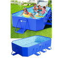 Foldable Pool, Large Non-Inflatable Swimming Pool for Kids,Adult Collapsible Pools Hard Plastic Shell, Oversized Thickened,Portable Folding Kids Pools for Backyard-Mosaic Design-89"x48"x20"