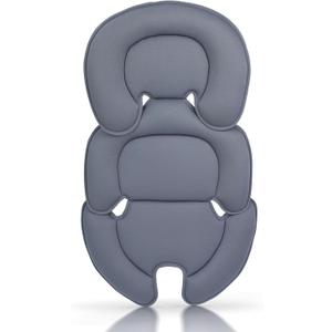 Innokids Infant Car Seat Insert, Car Seat Head and Body Supports for Babies, Soft Car Seat Insert Cushion Pad Suit for Infant Car Seats and Baby Strollers(Grey)