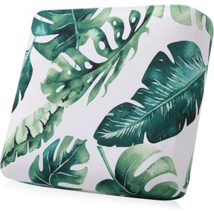 Smiry Printed Couch Cushion Covers, Stretch Soft Couch Covers for Sofa, Washable Non-Slip Sofa Slipcover Furniture Protector for Indoor and Outdoor (Backrest L, Green)