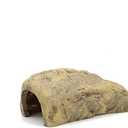 JIHAQUA Reptile Rock Reptile Hide Cave Hideout Terrarium Habitat Decor Ornament Shelter (Style A)