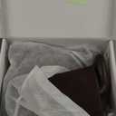 Athlefit Women's Kitten Heel Knee High Boots Square Toe High Heel Sexy Tall Boots with Side Zipper (7.5, Brown)