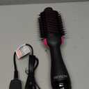 REVLON One-Step Volumizer Hair Dryer and Styler with Improved Motor  Easy Salon-Style Blowouts  Less Frizz, More Shine, and Reduced Heat Damage, for all Hair Types and Lengths (Black) (1.0 VOLUMIZER UPDATED MOTOR LIFE)