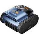 Cordless Robotic Pool Vacuum with Sonar Navigation & Track Drive, Dual 180W Brushless Motors, Wall & Waterline Climbing, 150-Min Runtime, for Inground & Above-Ground Pools up to 2,150 Sq. Ft.