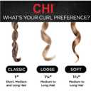 CHI Spin N Curl 1 Ceramic Rotating Curling Iron, Adjustable Preset Heat Settings for All Hair Types, Salon-Quality Curls & Waves, Auto Shut-Off, Tangle Protection, Onyx Black