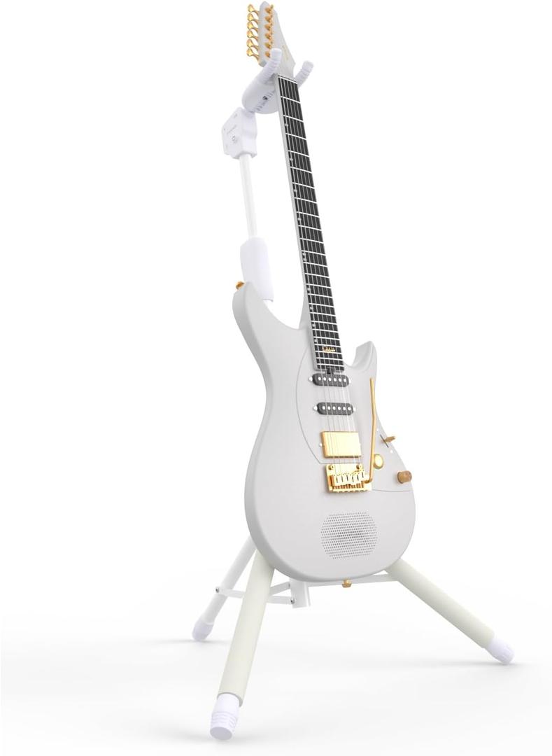 enya Auto-Lock Guitar Stand - Heavy Duty Steel, 33lbs Capacity, 360 Non-Slip Base & Military Anti-Rust | 3-Second Setup, Foldable for Stage/Travel/Studio