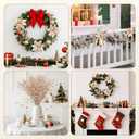 30 Pcs Christmas Tree Picks and Sprays Decorations, Champagne Glitter Floral Twig Berry Stems Branches Artificial Poinsettias for Home Christmas Tree Ornaments Wedding Holiday Xmas Party DIY Decor