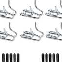 6 Pack Extra Links Prong Collar for Dog- Replacement 2.5mm Stainless Steel Pinch Collar for Dogs Links Extra Training Collar Links Fit Thickness Measure