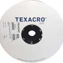 TEXACRO Brand 71/WI125 70/71 Velcro Adhesive-Backed Loop-Side Only: 1" x 75 ft. Loop-Side only, White