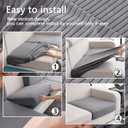 Sectional Couch Covers,Stretch Sofa Covers,Couch Covers for Washable,Soft Couch Cushion Covers,Anti Slip Furniture Protector for Pets(Dark Grey,1 Seaters)