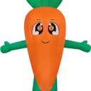 STEPINORLD Funny Inflatable Costume Cosplay Blow Up Costume for Adult/ Easter/ Halloween/ Christmas Party/ Parade (Carrot)