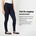 Amazon Essentials Women's Stretch Denim Mid-Rise Pull-On Skinny Jegging