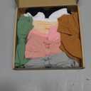 CLLOT 8 Pcs Super Stretchy Soft Handmade Headbands with Double Bows Head Wrap Nylon Hair Accessories For Newborn Babies Girls Infants Toddlers