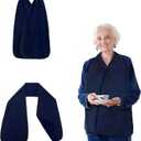 Adult Bibs for Men and Women, Bib for Elderly, Reusable Terry for Elderly Senior,Clothing Protector With Crumb Catcher, Adult For Eating