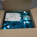 Shimmer Wall Backdrop Lake Blue Wall Panels 24Pcs Square Sequin Shimmer Wall Backdrop Decoration for Birthday Party,Wedding, Anniversary