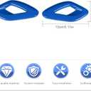 Voodonala for Dodge Challenger 2015-2023 Car Door Inner Door Handle Cover Trim Accessories for Dodge Challenger 2015-2023(Blue,2pcs/Set)