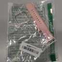 3-in-1 Compatible for Apple Watch Band 40mm 41mm 42mm 44mm 45mm 46mm, Soft Silicone Sport Strap for iWatch Series SE 10 9 8 7 6 5 4 3 (Pink with Bling Bumper Case)