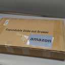 PAKETA 1 Pack Expandable Pull Out Cabinet Organizer, 21'' Deep Pull Out Drawers for Cabinets, Upgrade 3 Slide Rails Sliding Drawers for Cabinet with Adhesive Nano Film (Black)