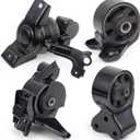 ENA Engine Motor and Trans Mount for A7101 A7116 A7118 A6196 Set of 4 Compatible with Hyundai 2001-2006 Elantra 2003-2005 Tiburon Replacement for 218302D050 219302D100 219102D000 218102D050