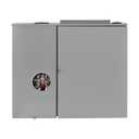 Leviton 400A Outdoor Meter Main Combo, 12 Spaces, Ringless with Lever Bypass, Removable 5th Jaw Installed, LS140-S5D