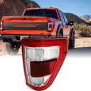 ML3Z-13404-D LED Tail Light Rear Lamp W/Blind Spots Assembly Compatible with Ford F150 F-150 2021-2023 Right Passenger Side