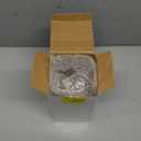 Crystal Clear Glass Vase, Flower Vase for Table Centerpiece Home Decor, Modern Vases for Living Room, Wedding, Office, Coffee Table, Birthday Housewarming Gift, 8.3inch (Clear)