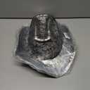 Silver Cowboy Hat Cowgirl Hat Costume Funny Hats Cosplay for Party (Silver)