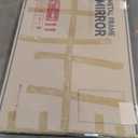 Keonjinn 48 x 36 White Bathroom Vanity Mirror Metal Framed Large Bathroom Mirror for Over Sink Rectangular Wall Mirror Square Corner Farmhouse Matte White Rectangle Mirror(Horizontal/Vertical)