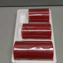 Flameless Battery Operated Flickering Candles:3PACK Red Real Wax Pillar Candle,Electric LED Candle with 10-Key Remote Control and 24 Hours Timer for Home Decoration Holiday Party