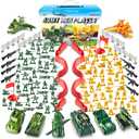 Plastic Army Men Action Figures Toy Soldiers Military Play for Kids Boys Birthday Gifts Idea