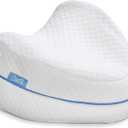 Contour Legacy Leg & Knee Foam Support Pillow for Side Sleepers Soothing Relief for Back, HIPS, Knees, Joints, Nerves & Muscles (1 Pack, Original)