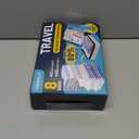 Vacuum Storage Bags for Travel, 8 Pack (4S+4XS) Vacuum Seal Bags with Wireless Rechargeable Electric Pump, Travel Essentials Space Saving Compression Bag for Clothes, Luggage, Suitcase, Backpack, Trip