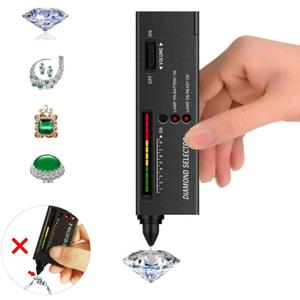 Diamond Tester High Accuracy Diamond Tester Pen,Environmental Protection 9V Battery,Professional Diamond Selector for Jeweler Novice and Expert,Thermal Conductivity Meter (Diamond Tester)