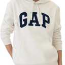 GAP Women's Logo Hoodie Hooded Pull-on Sweatshirt (XX-Large)