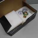 RX WELD Light Duty Oxygen Acetylene Regulator Set, CGA-540 CGA-200 for MC Tanks, Outlet 3/8"-24 A-Size for Plumbing HVAC