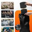 2 x Ankle Balance Board, Solid Wood with Non-Slip Surface & "TOES" Design - Single Leg Stability Trainer for Ankle Support, Foot Strengthening, Balance Exercises