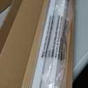 LazBlinds No Tools No Drill 1" Vinyl Mini Blinds, Cordless Blinds for Windows, Light Filtering Horizontal Window Blinds & Shades, 35" W x 48" H, White