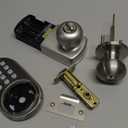 MiLocks DKK-02SN Indoor Electronic Touchpad Keyless Entry Door Lock, Satin Nickel (1 Pack)