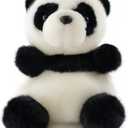 Sew Butiful 8.6" Panda Stuffed Animals Plush, Cute Plushies for Animal Themed Parties Teacher Student Award, Animal Toys for Baby, Boy, Girls, Great for Nursery, Room Decor, Bed (Panda)