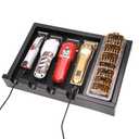 Barber Clipper Tray, Clipper Organizer Razor Case with 4 Notches, Anti-slip Hair Trimmer Holder Tray, Barber Tool Box