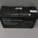 Nekteck Shiatsu Neck Massager with Heat for Pain Relief Deep Tissue, Valentines Day Gifts for Him Her Relaxation Tools, FSA Eligible Back Shoulder Kneading Massage Pillow, HSA Eligible (NOT Cordless) (Black)