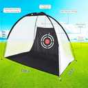 Golf Hitting Net with Balls/Turf Mat/Tees/Hat/Target/Bag: 10x7ft 12x7ft Gift for Mens Real Golf Lovers Practice Driving Chipping Nets - Home Indoor Outdoor Backyard Garage Use