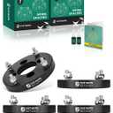 YHTAUTO 4x110 to 4x156 mm Wheel Adapters 1" Fits Honda, Suzuki & Arctic Cat Models, Foreman 400, DS450, Quest 500, Tire Adapters w/ M12x1.25 & 12.9 Grade Studs, 74 mm Bore 4 Lug 4PCS