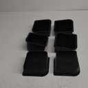 Bed Risers 2 Inch Heavy Duty, Furniture Risers for Bed Desk Table Sofa Couch,Oversized Bed Lifts Risers,Support up to 5000 Lbs(6 Pack Black)