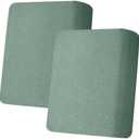 ZNSAYOTX Stretch Individual Cushion Covers Sofa Loveseat Cushion Couch Covers Slipcovers Soft Replacement New Pattern Furniture Protector with Elastic Bottom (Pea Green, 2 Pcs XL Cushion Covers)